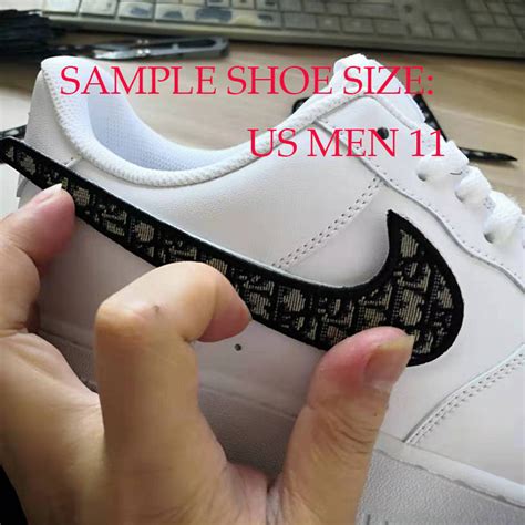 Iron On Air Dior Swoosh For DIY/Custom Shoes, Dior 